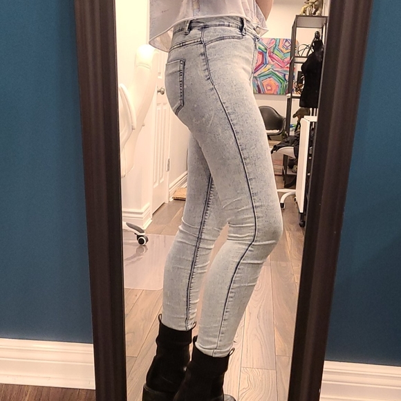 Bleached look jeggings - Picture 2 of 4